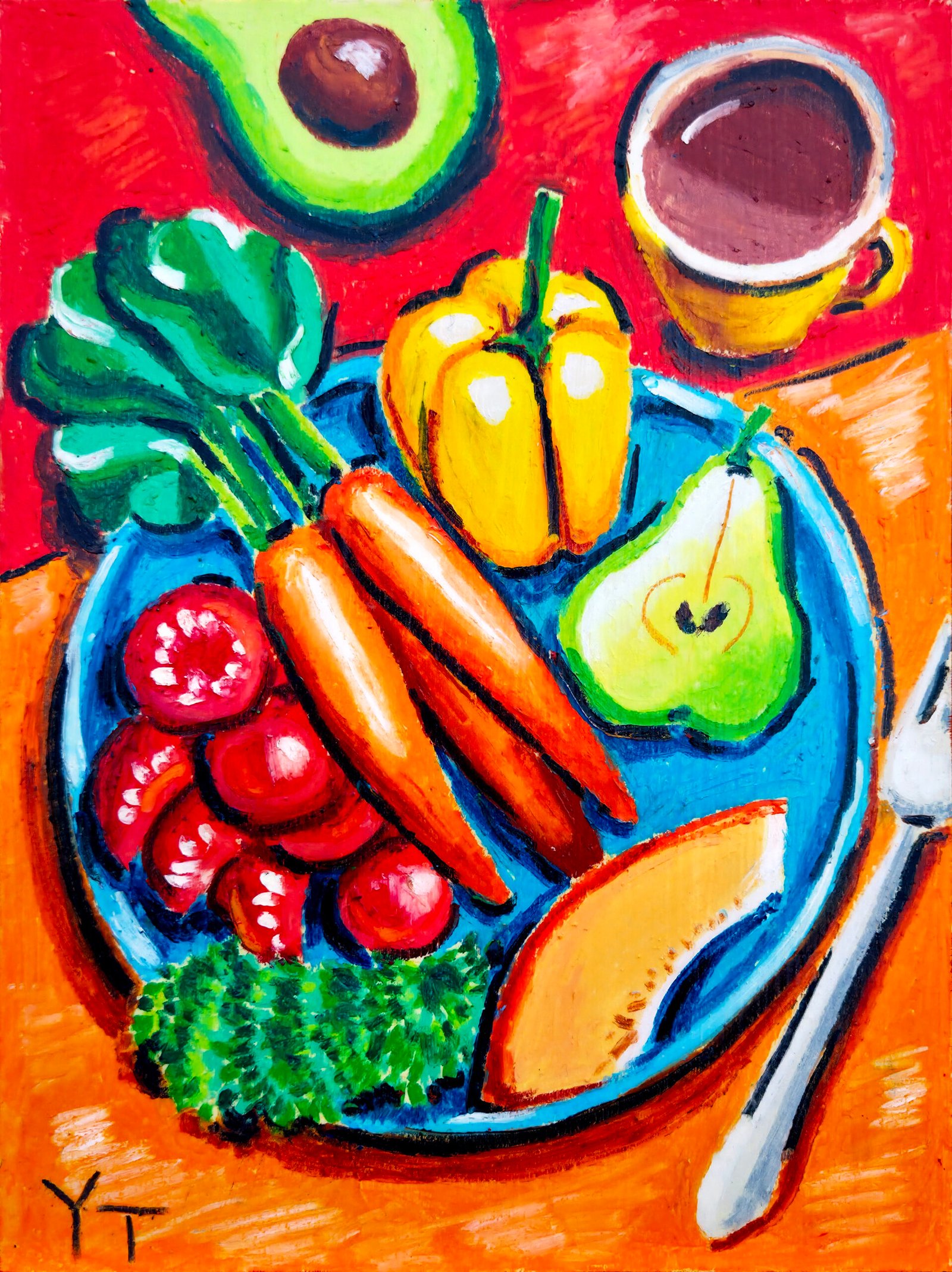 Vibrant Food Still Life